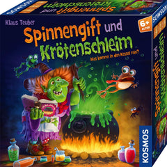 Kosmos 683498 Spinnengift und Froschschleim: Was ist im Kessel? Ein lustiges Memory-Spiel für 2-4 Spieler, Brettspiel, Spiel für Kinder ab 6 Jahren.