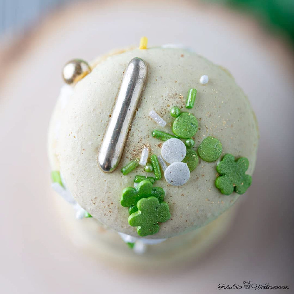 Super Streusel, Glücksbringer, grüne Zuckerstreusel, 90 Gramm Streusel Naty Shop