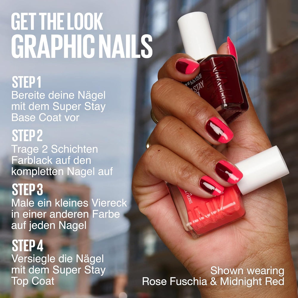 Maybelline New York Super Stay Ink Bonder 948 Pink Toffee – langanhaltender Nagellack für starke Nägel und intensive Farbe, 12,3 ml