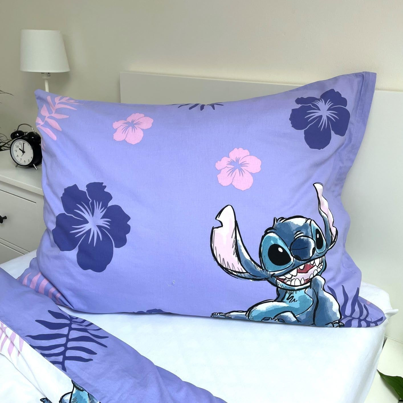 Lilo und Stitch 2-teilige Bettwäsche für Kinder, 100 % Baumwolle. Bettwäsche – Kinder Naty Shop