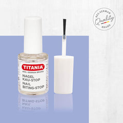 TITANIA Anti-Rötungs-Nagellack (10 ml) • Nagelkauen-Nagellack • Nagelkauen-Prävention • Hand-Nagelkauen-Schutz • Hand-Nagelkauen-Prävention
