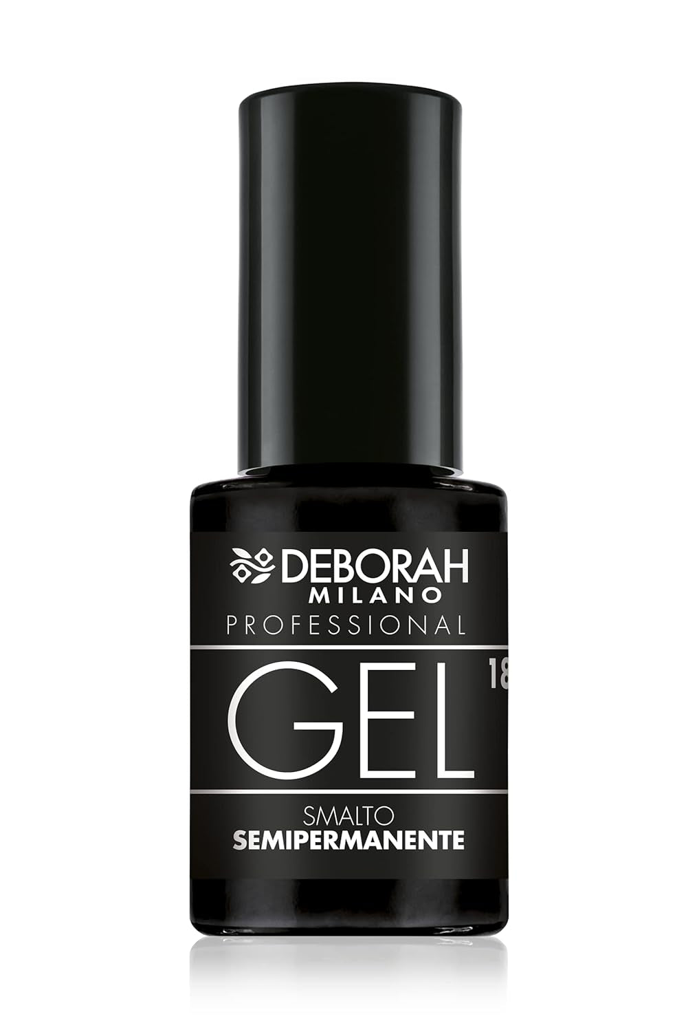 Milano Professional semipermanenter Nagellack, Nr. 21 Burgunderrot, volumengebender Effekt, lang anhaltend, für intensive und glänzende Nägel, 4,5 ml