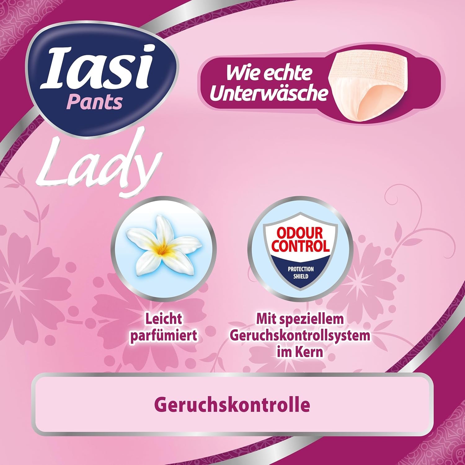 LADY Pants 48 Einweg-Harninkontinenzhosen Saugfähigkeit Plus Größe S für Damen 48 Stk
