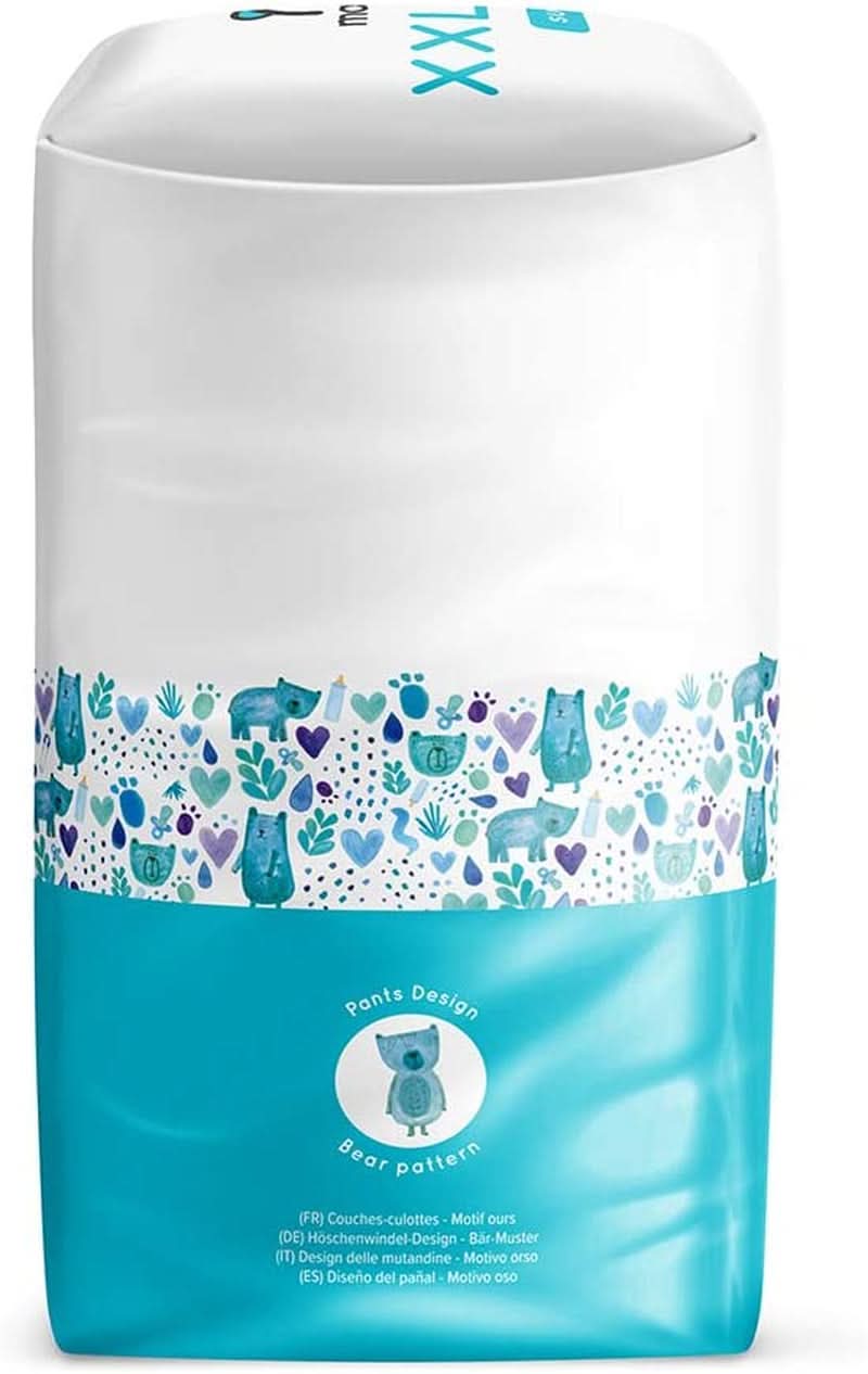 Mama Bear Panty scutece XXL mărimea 6 (18-30 kg), 72 de bucăți (2 pachete de 36) Mama si Copilul Naty Shop