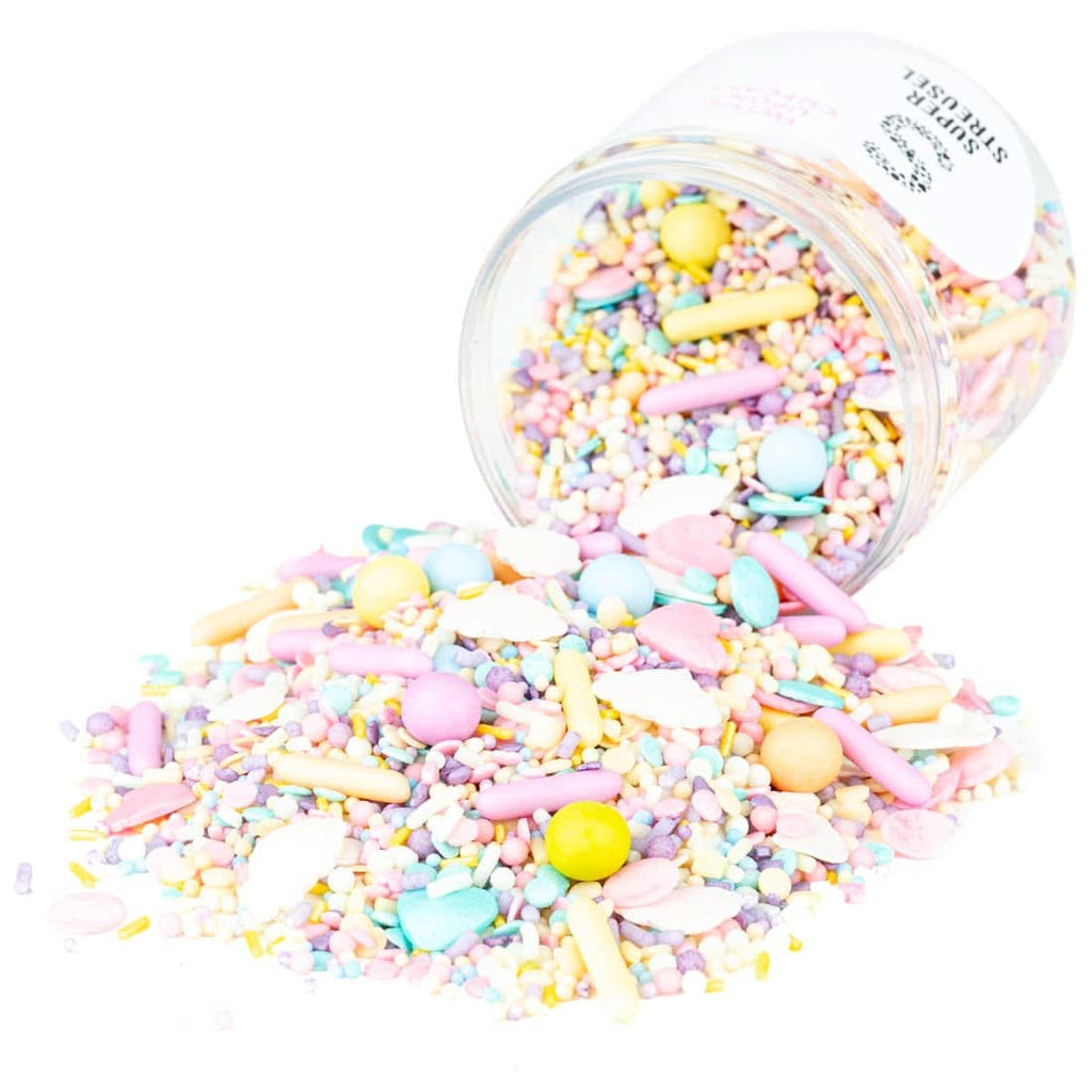 Super Streusel Carusel Pastel, sprinkles in culori pastelate, 90 grame Sprinkles Naty Shop