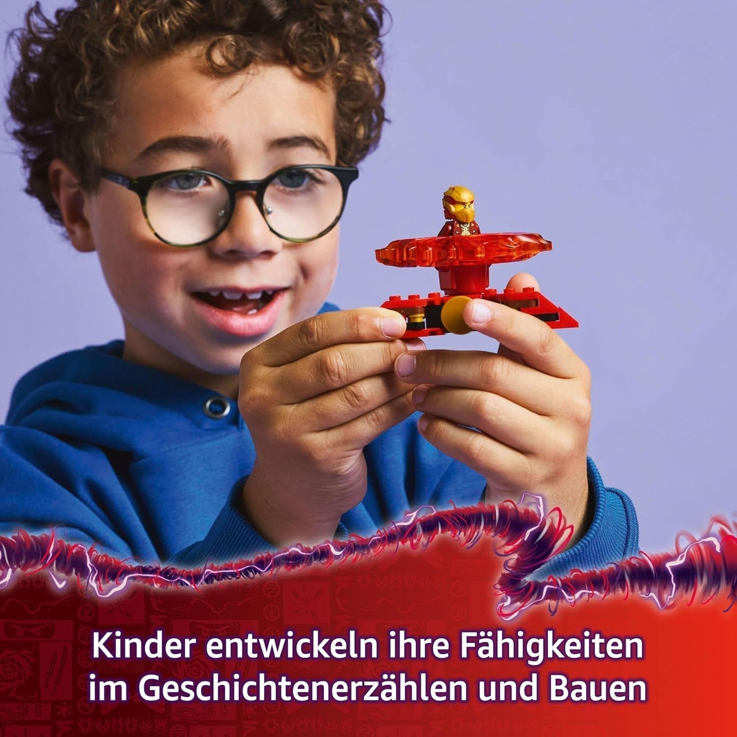 LEGO NINJAGO Kais Drache Spinjitzu-Spinner – Action-Ninja-Spielzeug mit 2 Minifiguren – kleines Spielset für Kinder – Geschenkidee für Jungen und Mädchen ab 6 Jahren 71823 Bausets Besuchen Sie den LEGO-Store