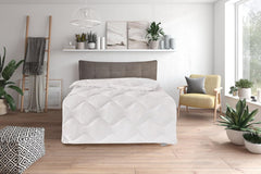 Traumnacht Comfy Cotton Mono plapumă pentru toate anotimpurile, Plapumă de tranziție ideală cu capac din amestec de bumbac, 135 X 200 cm, lavabilă, certificată Oeko-Tex, produsă în conformitate cu standardul de calitate german Plapumi si pilote Naty Shop 135 X 200 Plapumă medie pentru toate anotimpurile