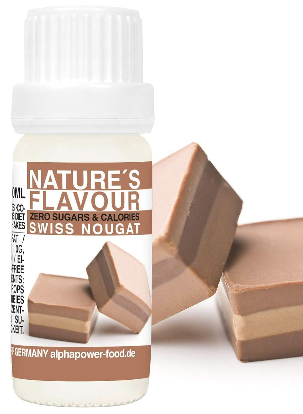 Flavour Drops, diverse sortimente, arome alimentare naturale Arome Naty Shop 10 ml Nuga elvețiană