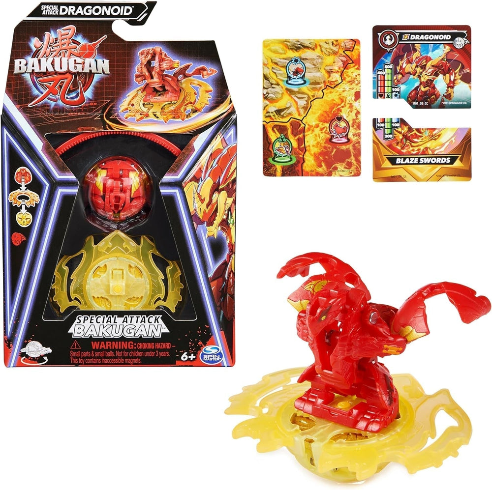 Bakugan 3.0 Special Attack 1-pack, Figurină de acțiune personalizabilă cu card de personaj de colecționat, Variante diferite, Pentru copii cu vârsta de peste 6 ani Action figures Naty Shop Atac special 1 pachet