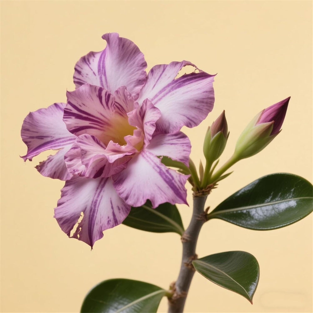 Winterhart pflanzen, Lebende Pflanzen,Mehrjährige Blumenzwiebel ist winterhart, Mysteriöse magische Glühbirne, Blumenzwiebel Mix，3 Jahre-1 Wüstenrose knollen -G