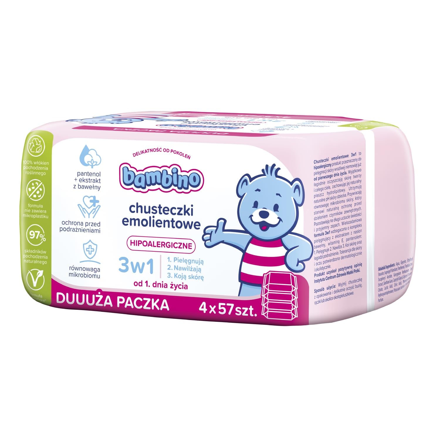 Tücher 3 in 1 4x57 Stk