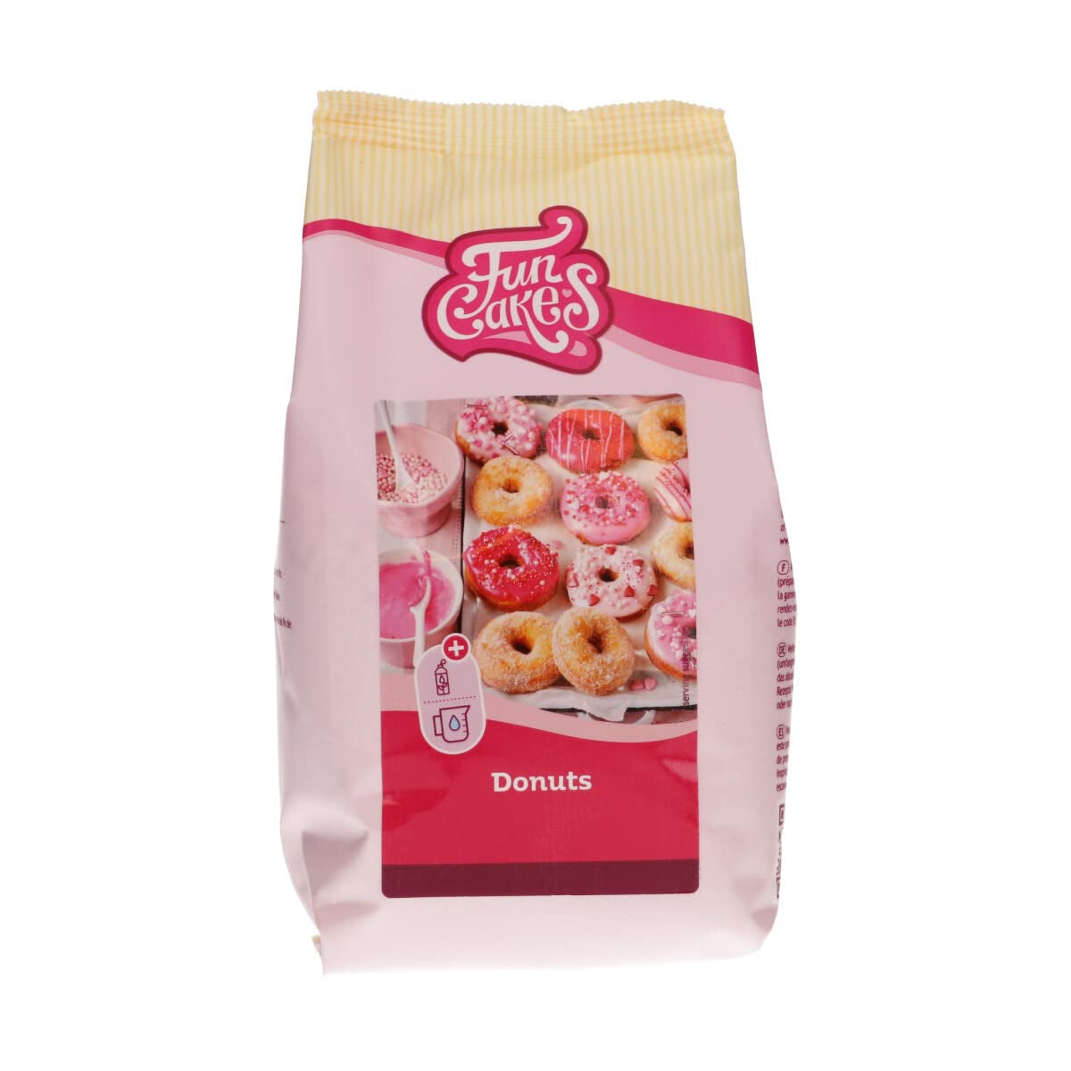 Funcakes Mix Für Donuts, Backen Sie Ganz Einfach Ihre Eigenen Donuts Zu Hause in Der Friteuse Oder Im Ofen, Halal. 500 G. Naty Shop Standardtitel