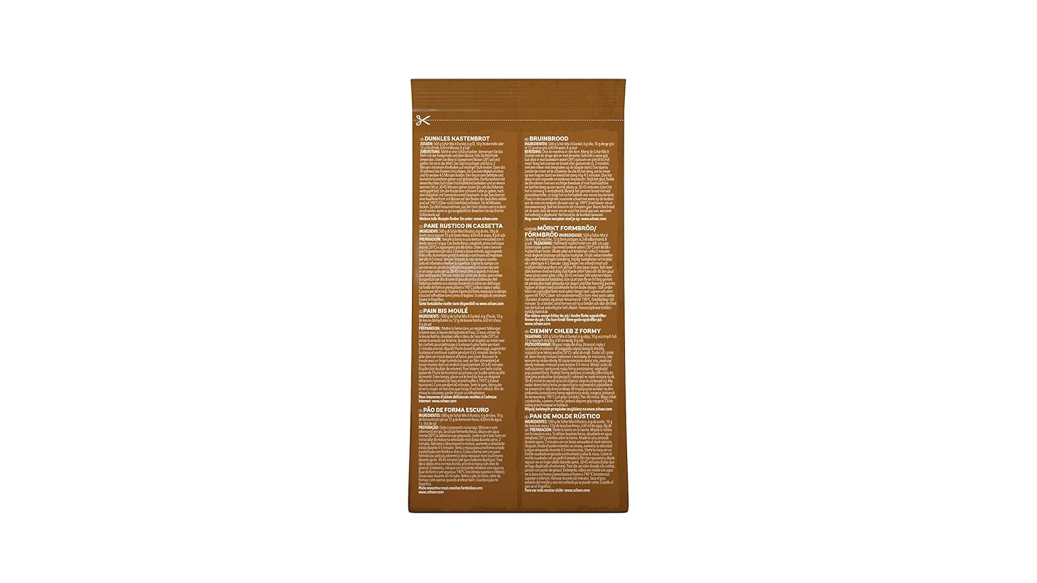 Mix It Dunkel Backmischung Glutenfrei 1Kg, 10Er Pack Amestec pentru copt si gatit Naty Shop