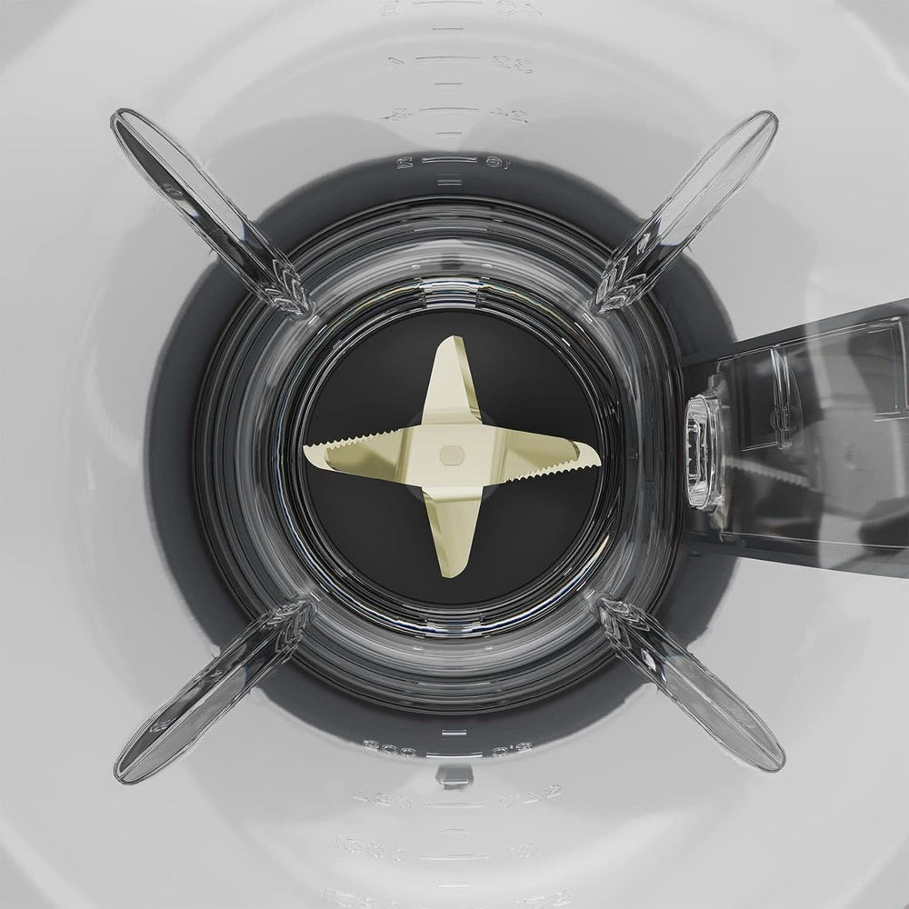 Grundig Delisia Novus SM 7140 Professioneller Standmixer, 1,5 Liter, 800 Watt, 6-Fach Edelstahlmesser Mit Zirkonium-Beschichtung, 5 Geschwindigkeitsstufen + Pulse-Funktion, Dark Inox/Edelstahl Kitchen Naty Shop