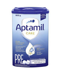 Aptamil Care PRE - Anfangsmilch von Geburt an, mit DHA, nur Laktose, ohne Palmöl, Babynahrung, Milchpulver, 1x 800 g Mutter und Kind Naty Shop
