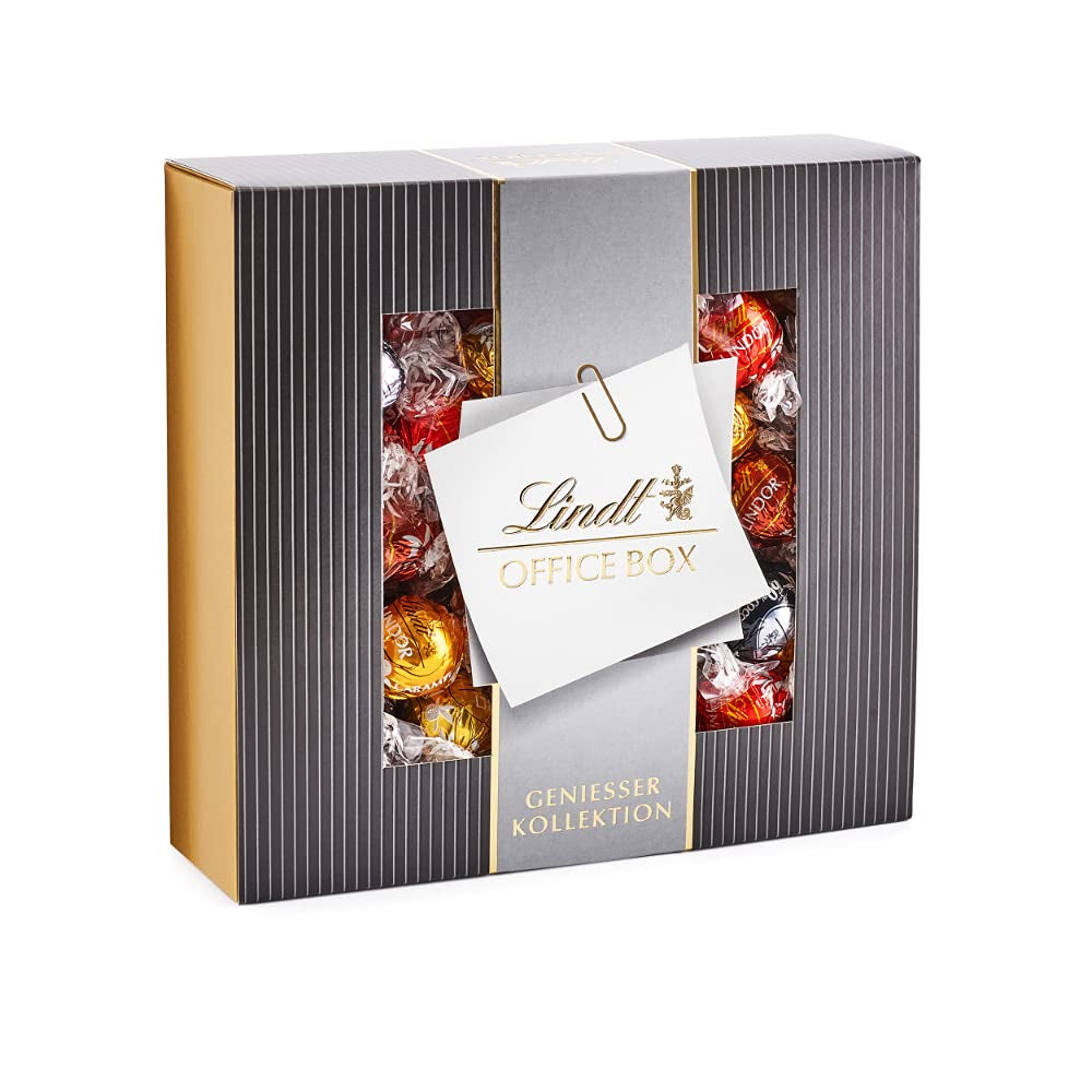 Lindt Chocolate LINDOR Home Office Box, verschiedene Mengen und Modelle Naty Shop Pralinen 935 Gramm Lindt Office