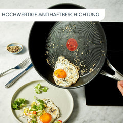 Tefal Jamie Oliver Cook'S Classics, Antihaftbeschichtung, induktionsgeeignet, ofenfest, Edelstahl, genieteter Griff. Töpfe und Pfannen Naty Shop