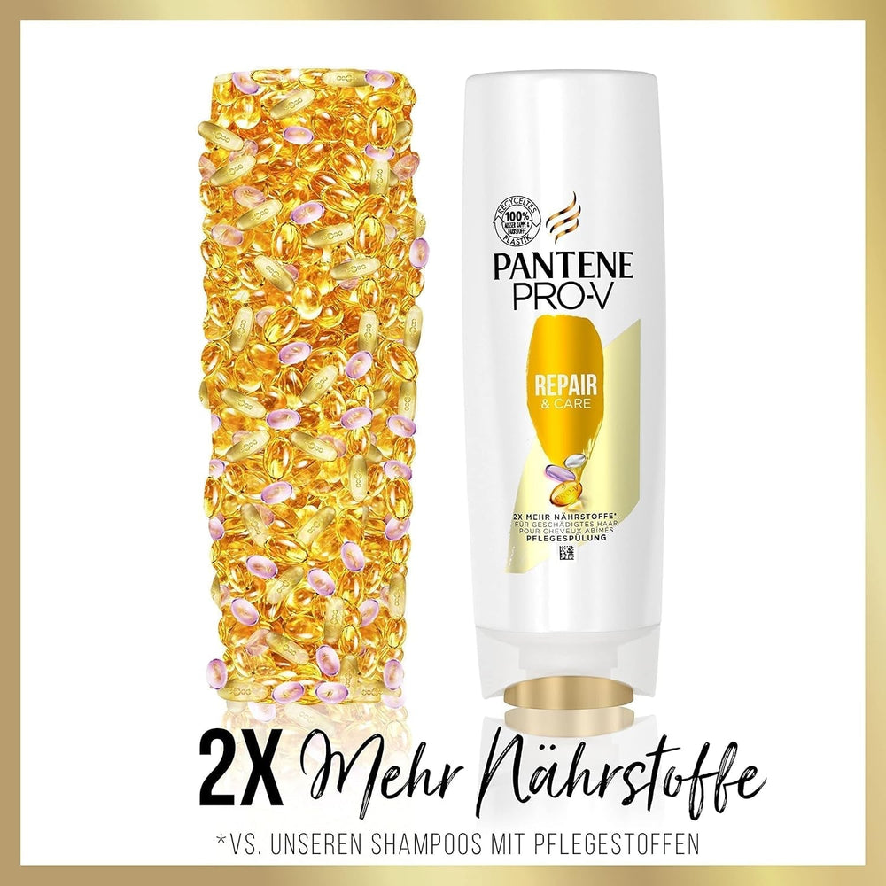 Pantene Pro-V Repair And Care Conditioner, regeneriert das Haar von innen heraus. Pantene Shower and Bath