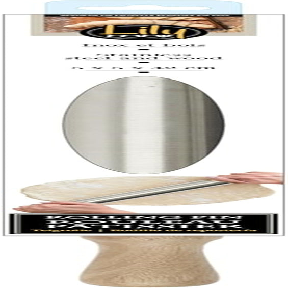 EDELSTAHLROLLE. H.42 T.5 CM