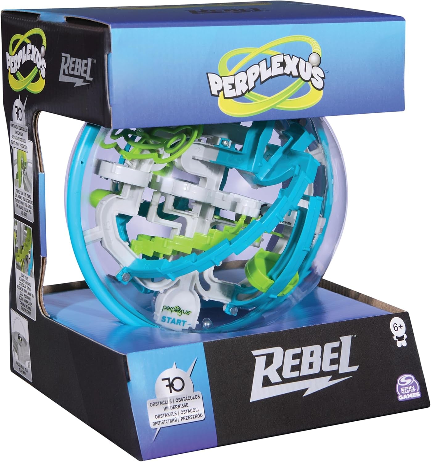 Spin Master Games Perplexus Rebel, 3D-Kugellabyrinth mit 70 Hindernissen – für praktische Perplexus-Fans ab 6 Jahren