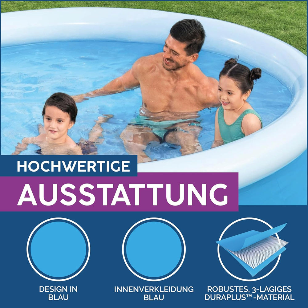 BESTWAY Fast Set Pool 305 x 76 cm, ohne Pumpe