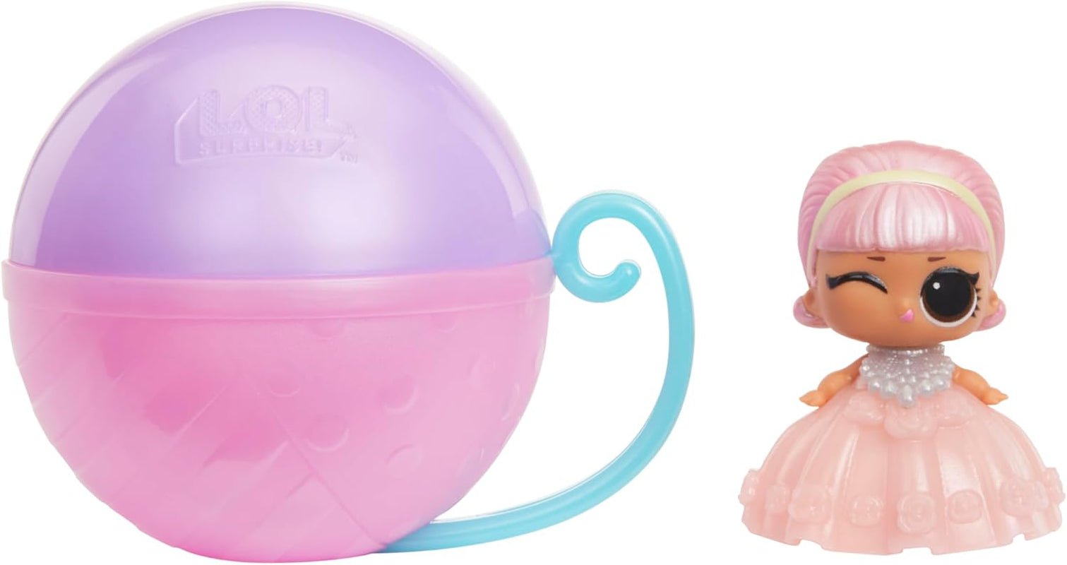 L.O.L. Surprise! Princess Tots - Enthält 1 Puppe, Blindverpackung, mit 2 Farben zum Kreieren eines Prinzessinnen-Kleides, 8 Puppen zum Sammeln