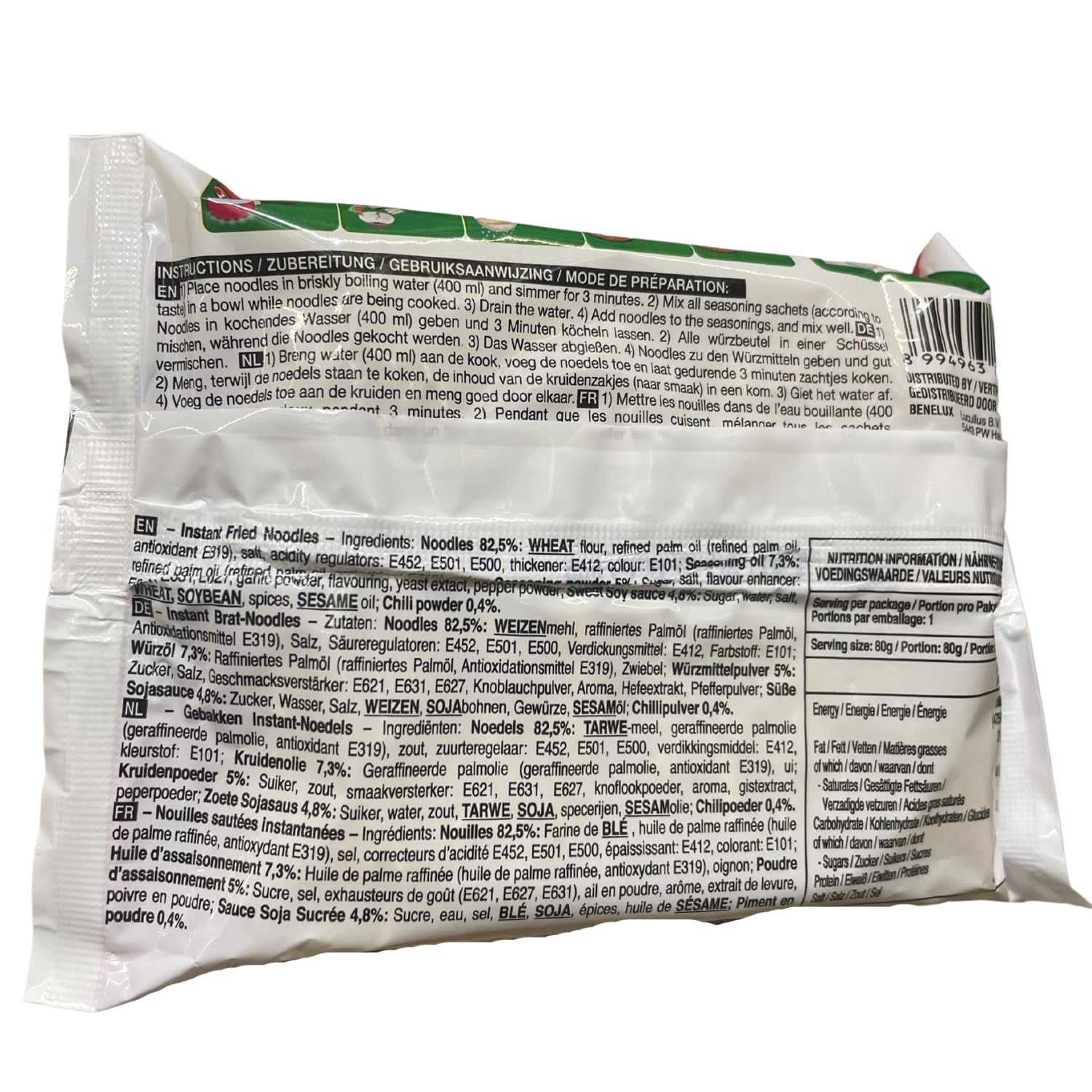 INDOMIE - Instant Mi Goreng Nudeln - Multipack (40 x 80g)