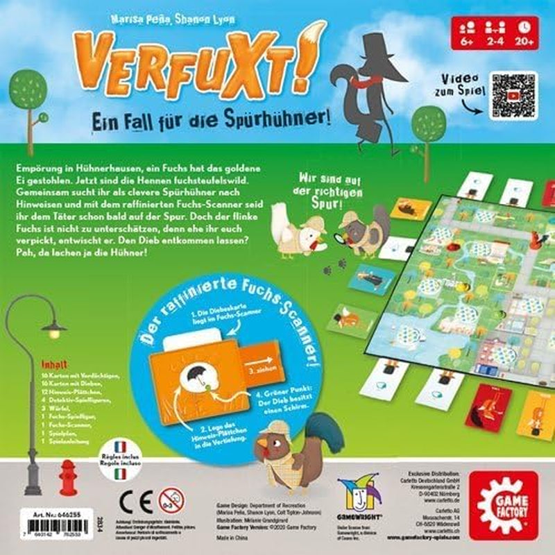 Game Factory 646255 Verfuxt, Detektivspiel für Kinder ab 6 Jahren, Kinderspiel