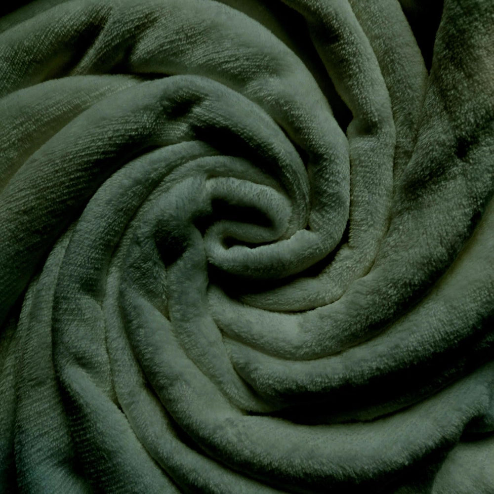 Soleil D'Ocre, Flanelldecke, 220 x 240 cm, Khaki Bettdecken und Steppdecken Naty Shop