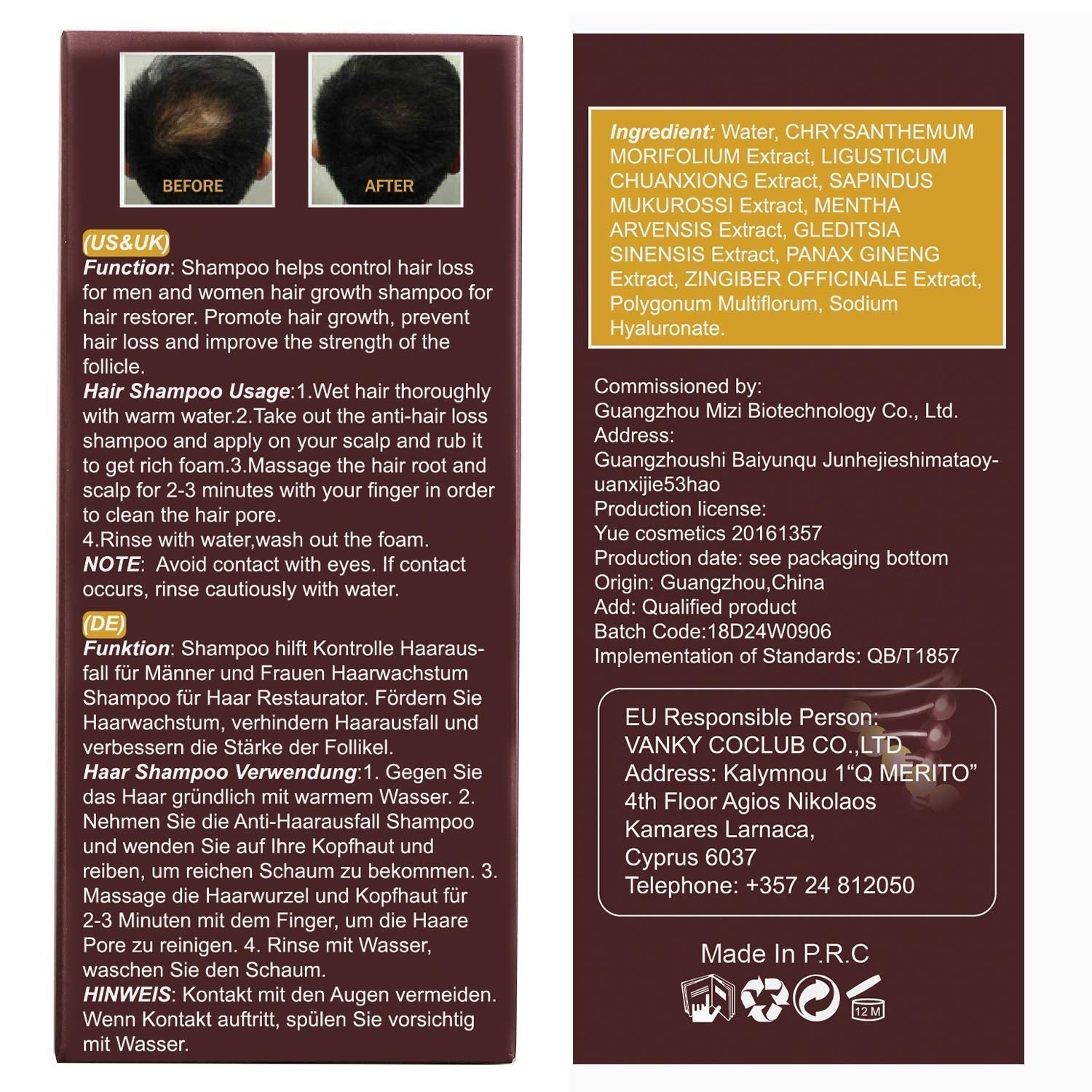 Șampon pentru creșterea părului, anti căderea părului, șampon împotriva căderii părului, șampon natural pe bază de plante pentru creșterea mai rapidă a părului, loțiune Ingrijirea parului Naty Shop