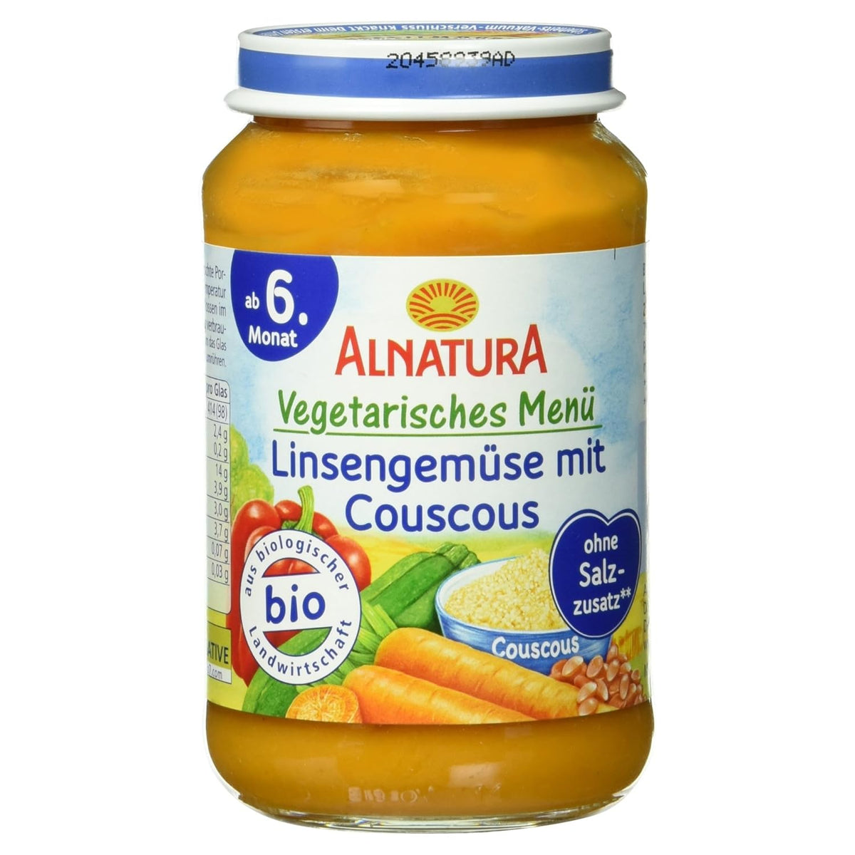 Bio-Linseneintopf mit Couscous (ab 6 Monaten), 190 g