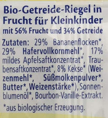Hipp Bio-Riegel Müesli-Freund Elefant Butterkekse in Apfel-Vanille, 24Er Pack (24 x 20 G) Mutter und Kind Naty Shop