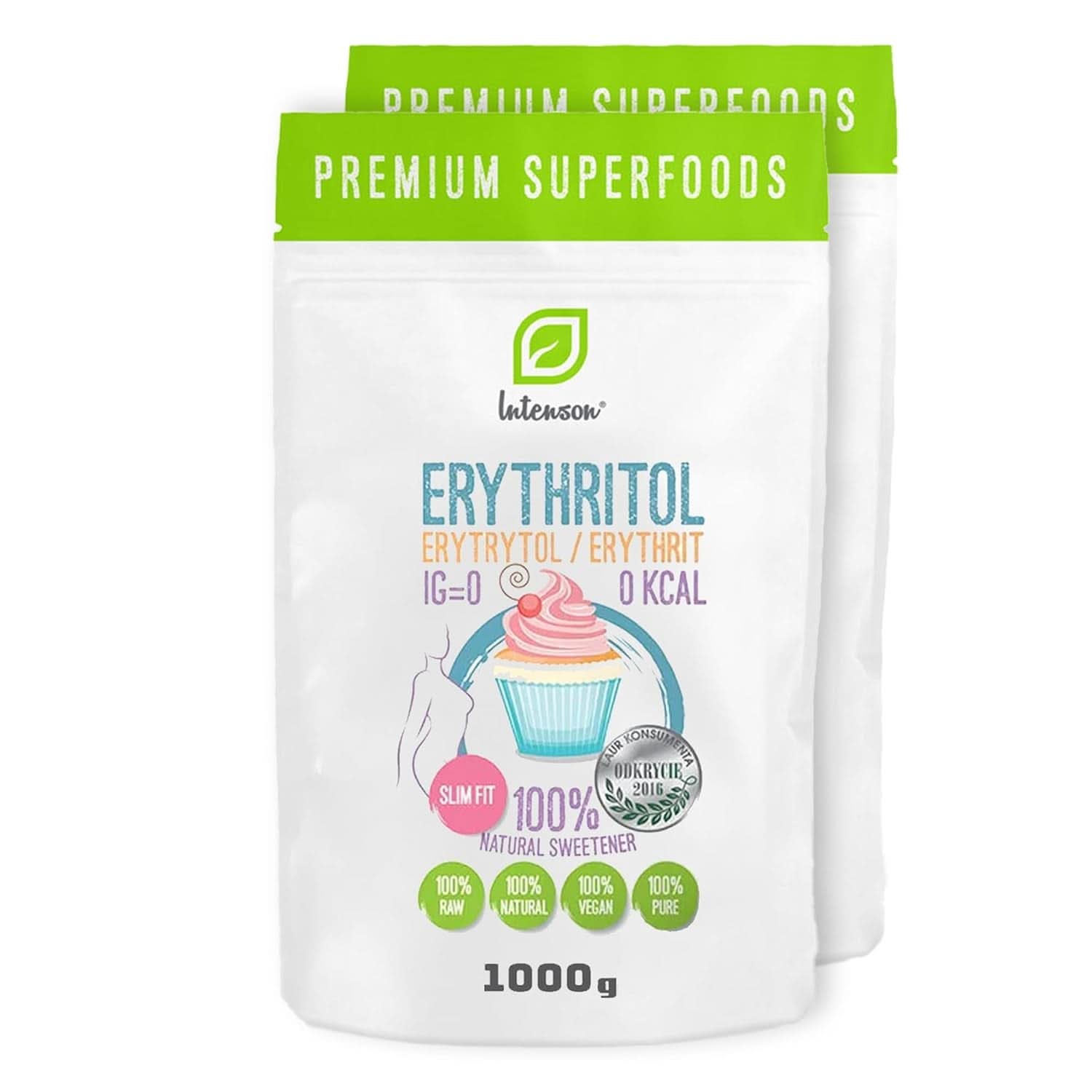 Eritritol - Alternativă naturală de zahăr, 2 Kg Indulcitori Naty Shop
