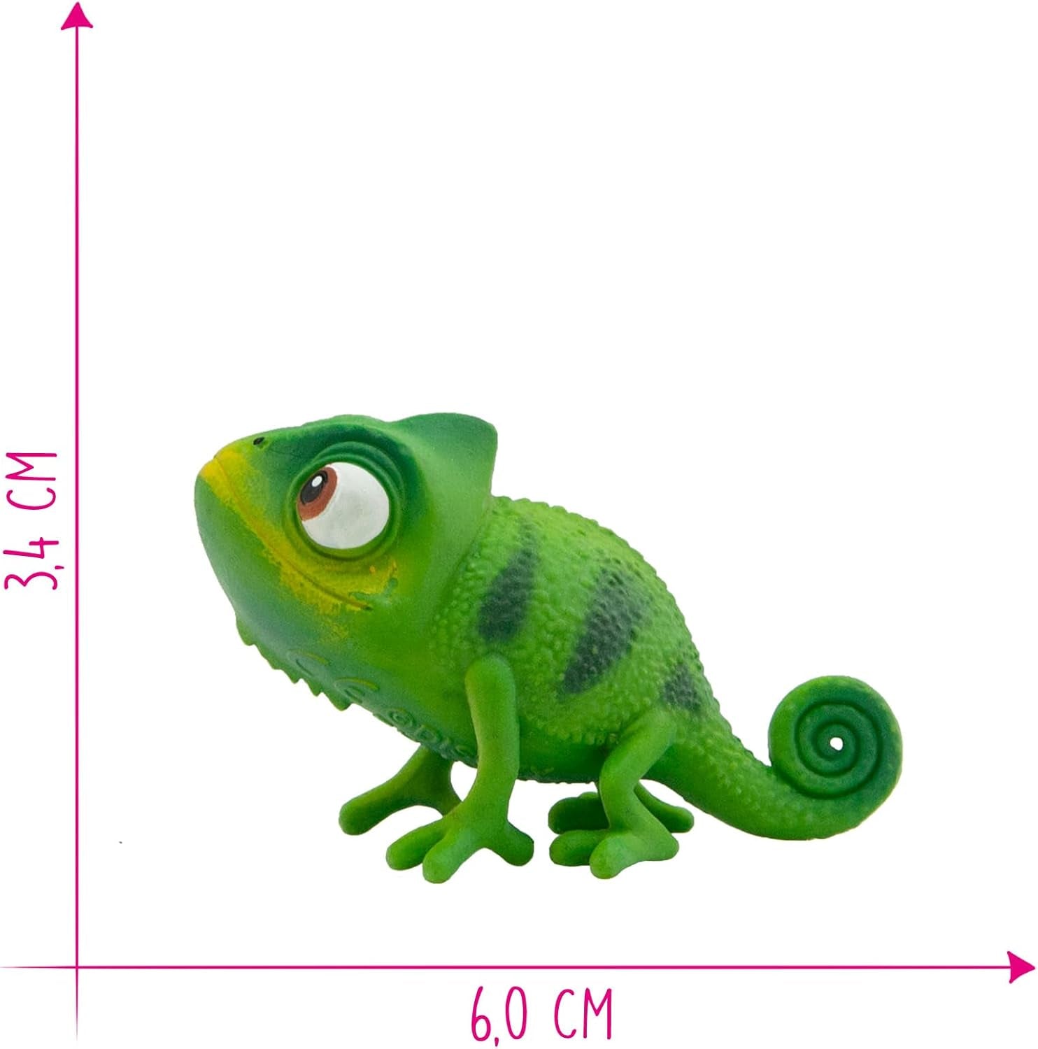 Bullyland 12422 - Pascal Chamäleon Figur von Walt Disney Rapunzel „Newly Reconfigured“, ca. 6 cm, detailgetreu, ideal als kleines Geschenk für Kinder ab 3 Jahren Actionfiguren Naty Shop