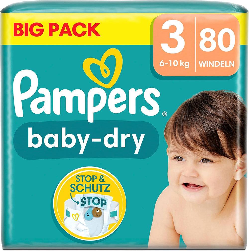 Pampers (alte Version), Höschen, Größe 4, 9 kg–15 kg, Dreierpack (1 x 88 Windeln)