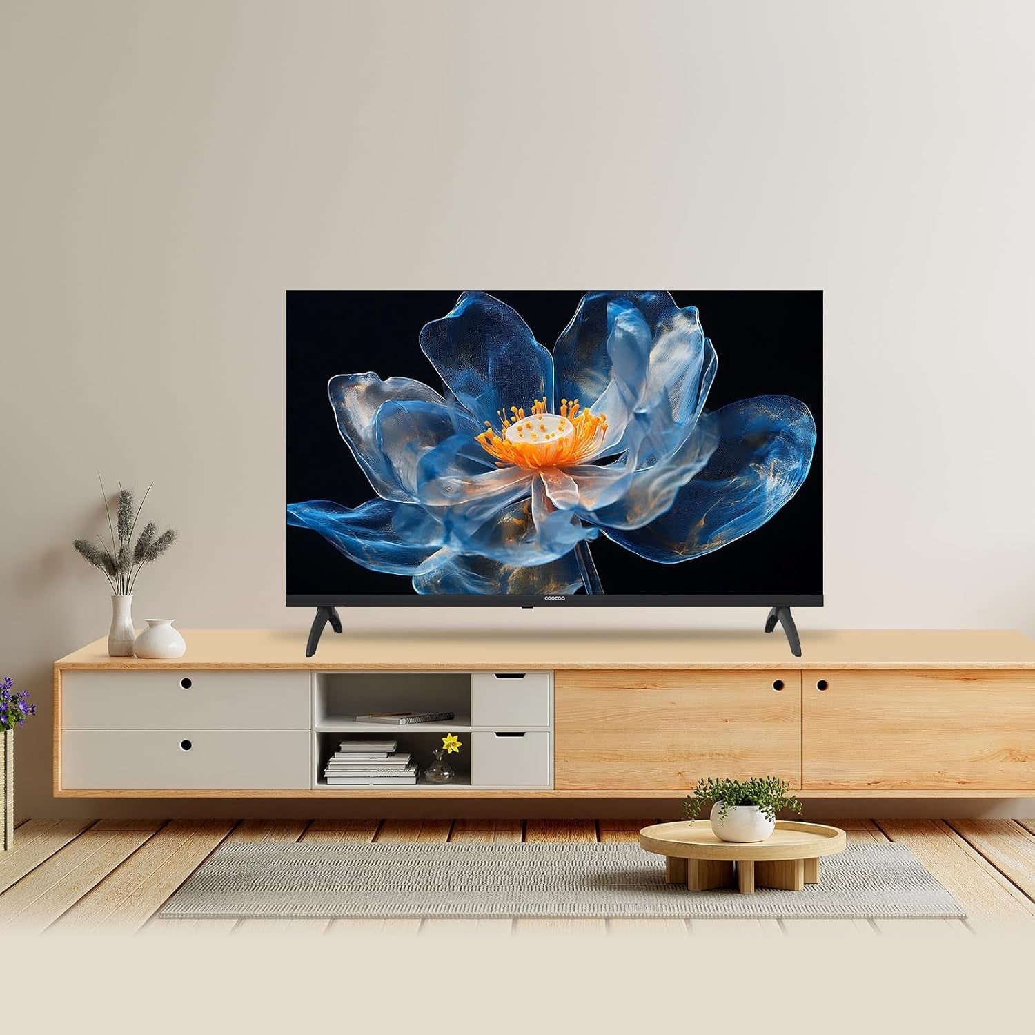 Televizor inteligent coocaa QLED 32 inch, 80 cm, televizor QLED compatibil cu Google TV, HDR10, Dolby Audio, Bluetooth 5.1, EyeCare, Google Cast, tuner triplu (DVB-T/T2/C/S/S2, CI+), 32CGQG40Z, model 2026