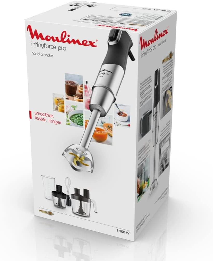 Infinyforce Pro Standmixer 1200W, Hochleistungsklingen, Schnelle Ergebnisse, Ergonomische Geschwindigkeitsregelung, Geschwindigkeitsregelung, Abnehmbare Spülmaschinenfeste Teile DD95JD10 Kitchen Naty Shop