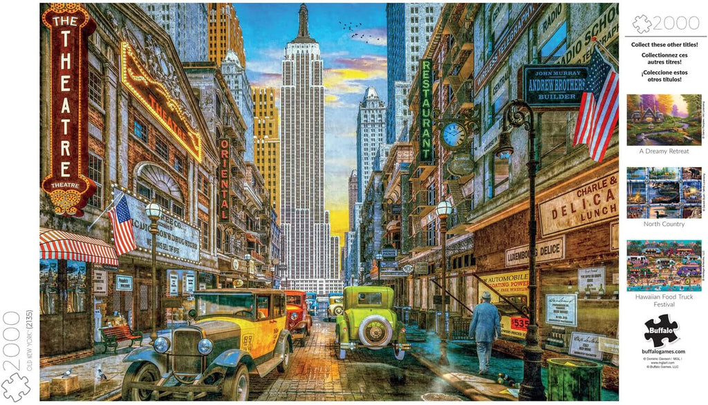 Buffalo Games - Vechiul New York - puzzle jigsaw 2000 piese Puzzle Naty Shop