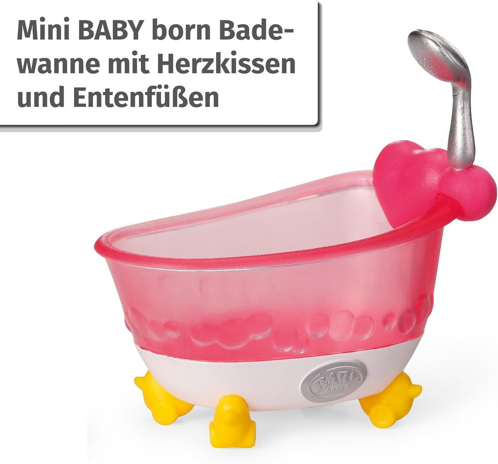 BABY Born Minis Badespielset mit Minis Amy und Duck Doll, 906101 Zapf Creation Naty Shop Puppen