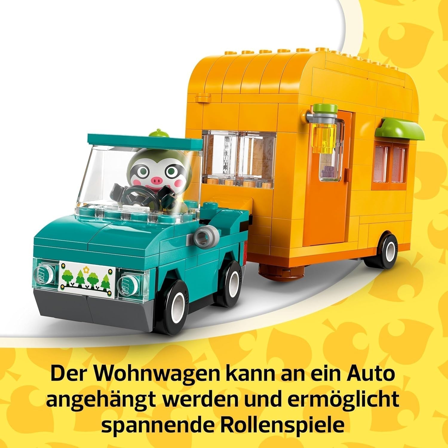 LEGO Animal Crossing Gerds Wohnwagen und Garten, Rollenspielset, Autospielzeug für Kinder ab 7 Jahren, Mädchen und Jungen, Geschenk, Videospielspielzeug mit Tierfiguren, 77054, Bausets. Besuchen Sie den LEGO-Store