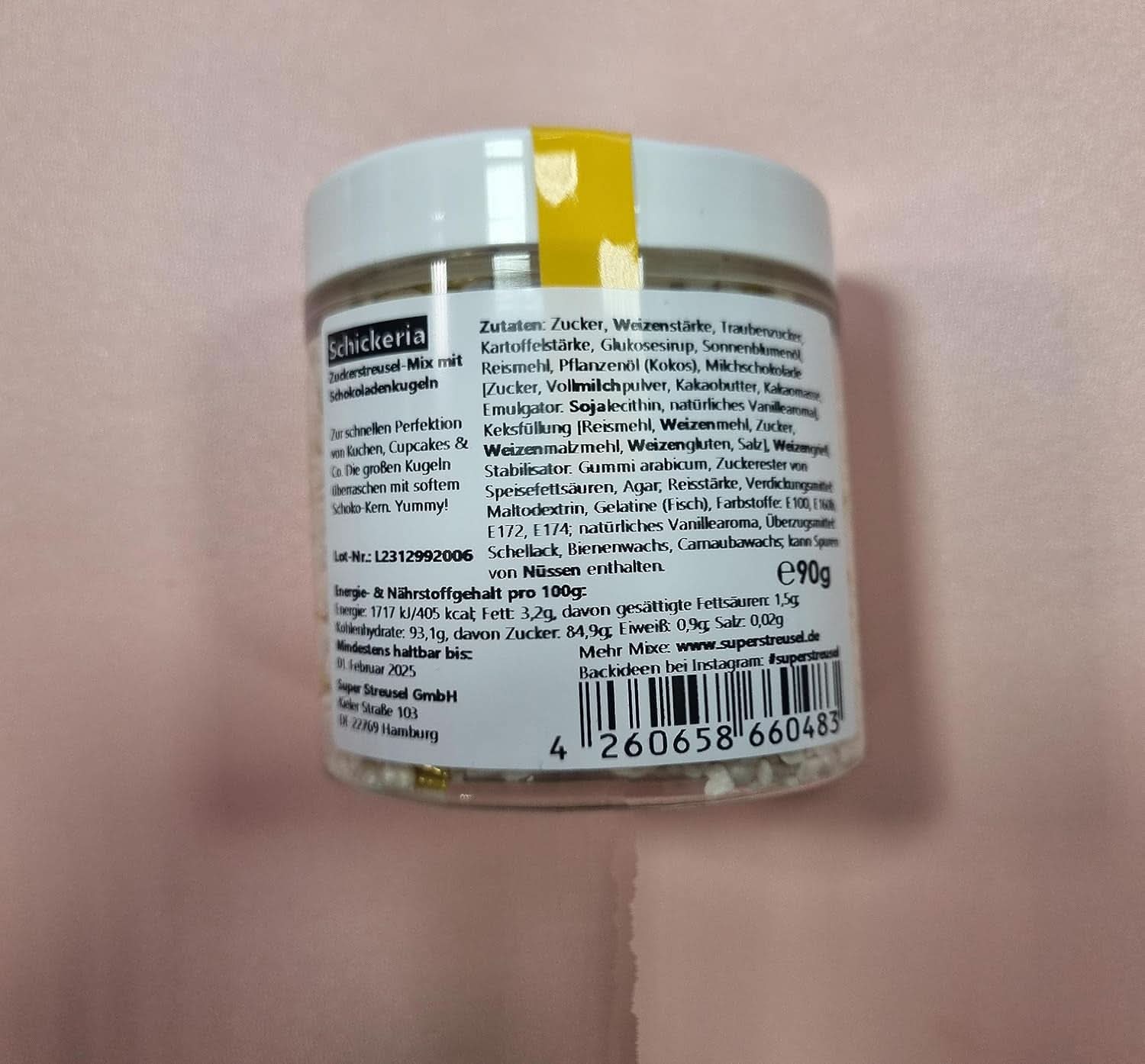 Super Streusel, Elegantes Kleid, 90 Gramm Naty Shop