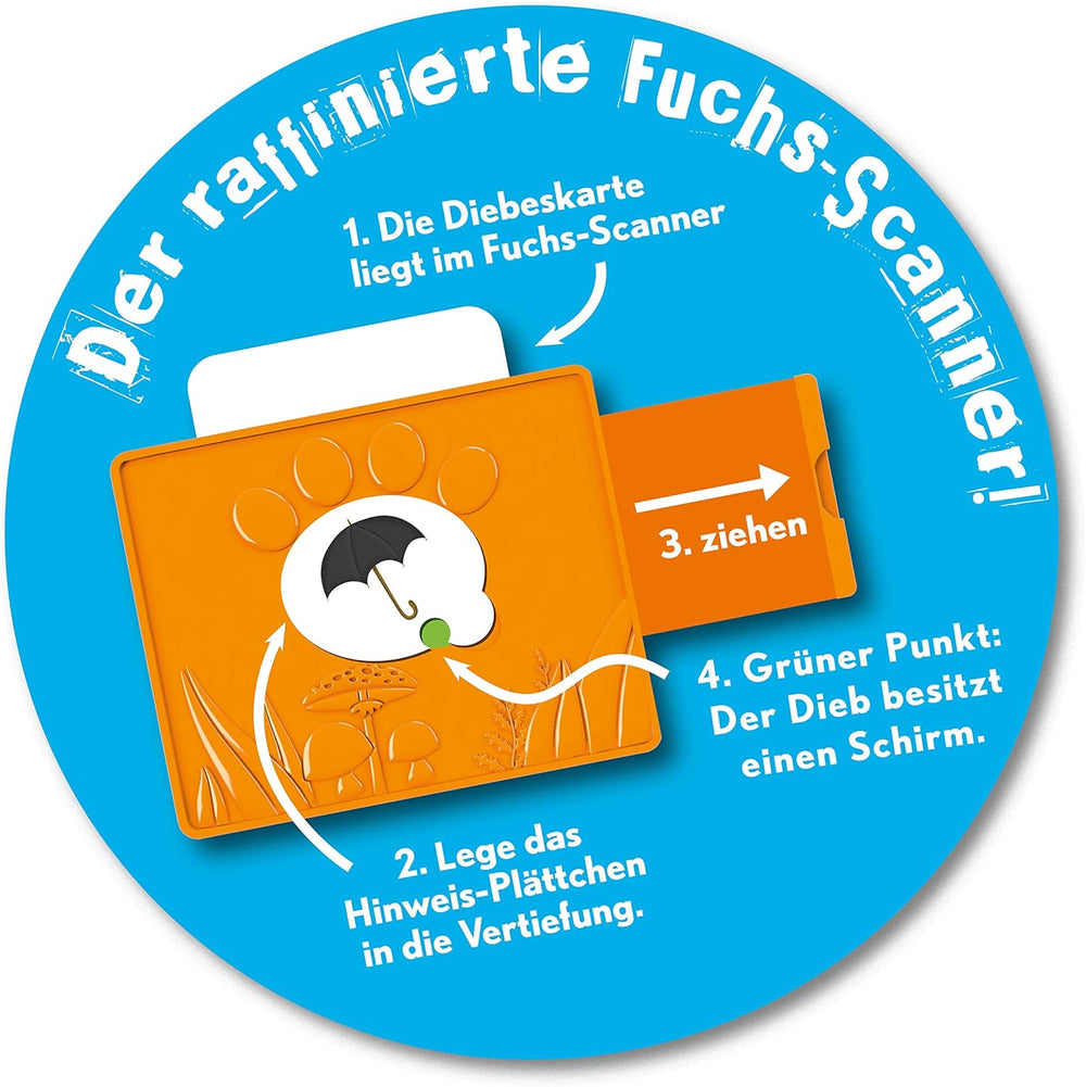 Game Factory 646255 Verfuxt, Detektivspiel für Kinder ab 6 Jahren, Kinderspiel