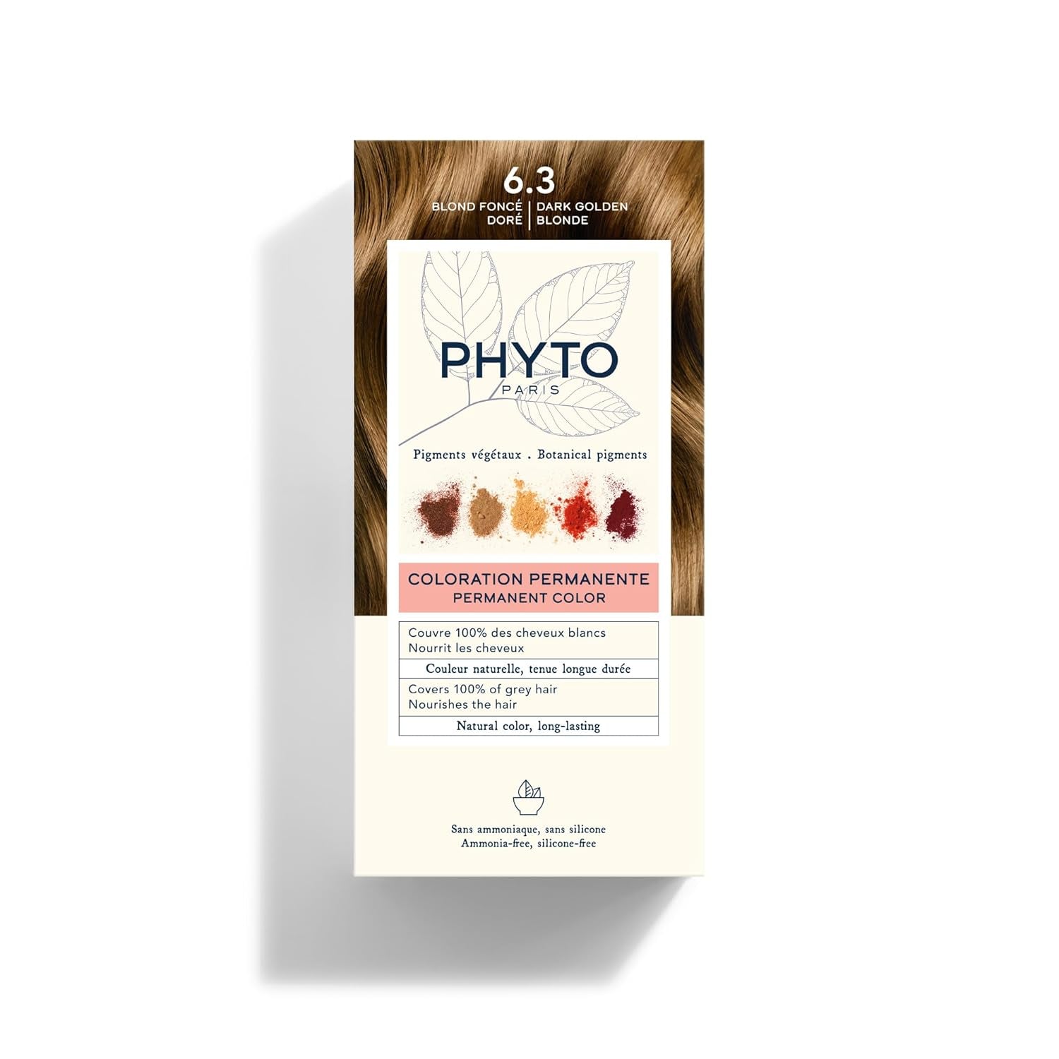 Culoare permanentă pentru păr, 5.3 Light Golden Brown Vopsea pentru par Naty Shop 6.3 Blond Foncé Doré