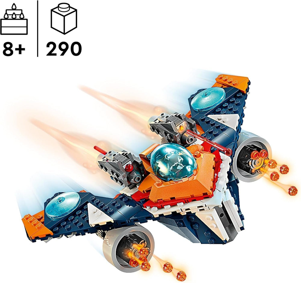 LEGO Marvel Rockets Raumschiff Vs. Ronan Baubares Raumschiff-Set „Guardians of the Galaxy“ Superheldenfigur Spielzeuggeschenk für Jungen und Mädchen ab 8 Jahren 76278 Bausätze Besuchen Sie den LEGO-Store