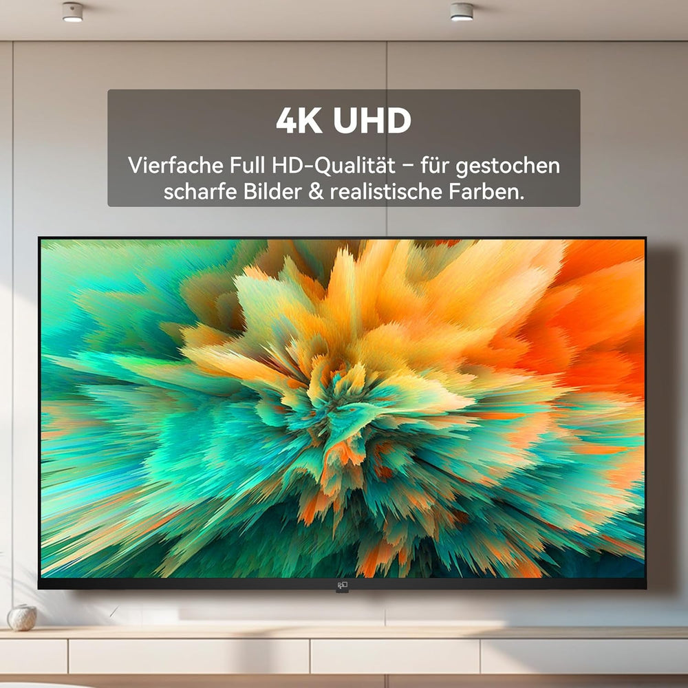 Google TV 4K UHD 139,7 cm (55 inch) cu Google Play și Google Cast integrate, HDR 10, Dolby Vision, Dolby Atmos, Memc, control vocal, negru, 4K, 139,7 cm (55 inch)