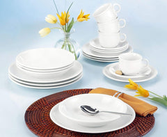 Set de veselă combinat Seltmann Weiden 001.716175 Compact White, 30 de piese, alb/simple
