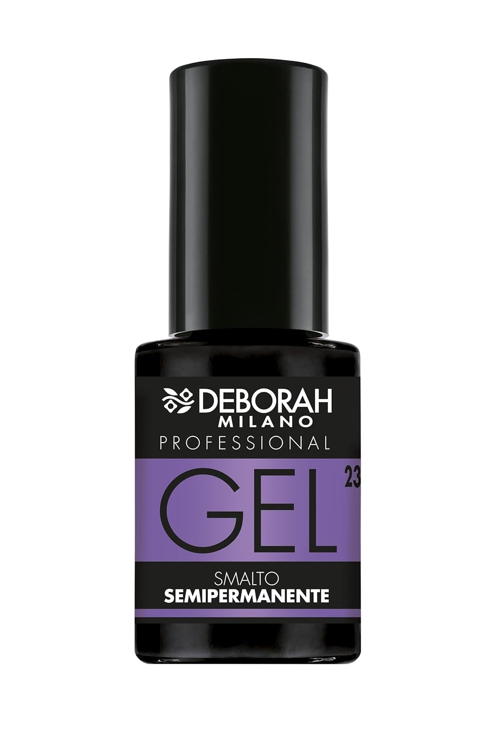Milano Professional semipermanenter Nagellack, Nr. 21 Burgunderrot, volumengebender Effekt, lang anhaltend, für intensive und glänzende Nägel, 4,5 ml