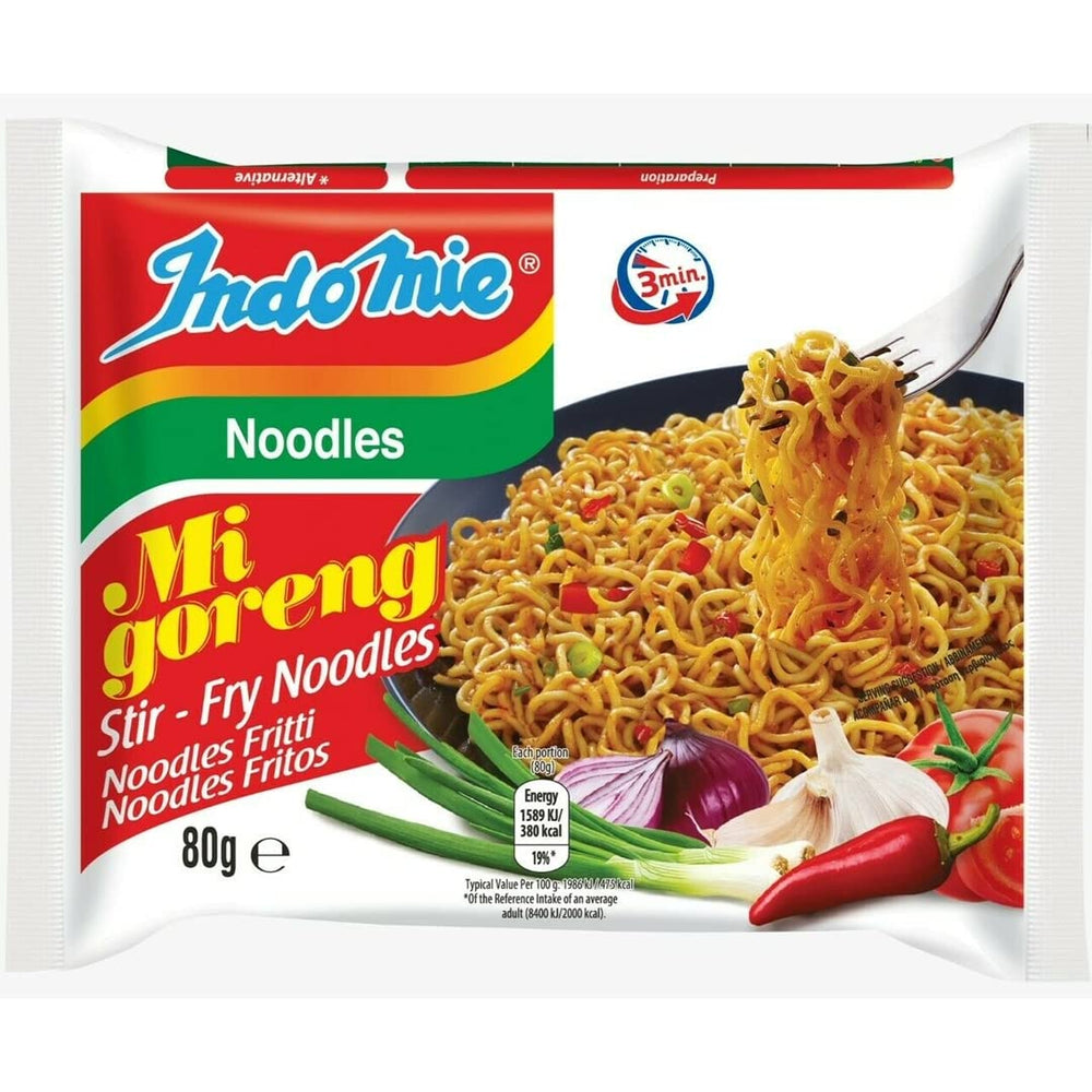 INDOMIE - Instant Mi Goreng Nudeln - Multipack (40 x 80g)