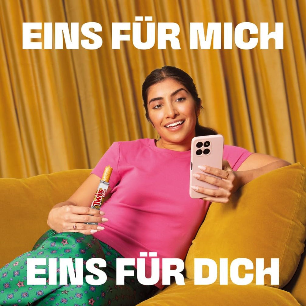 Twix weiße Schokoriegel; Karamell, Kekse, weiße Schokolade; Mehrfachpackung Pralinen; 5 Riegel (5 x 46 g)