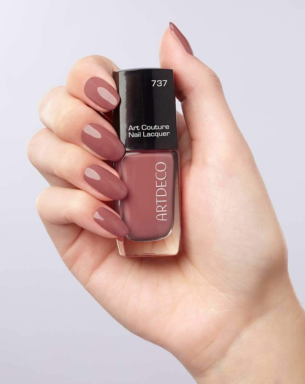 ARTDECO Art Couture Nagellack – Langanhaltender, schnell trocknender brauner Nagellack – 1 x 10 ml